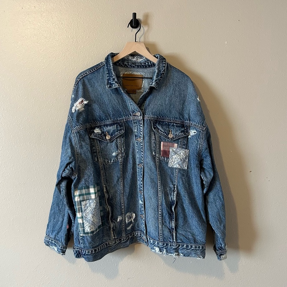 American Eagle Oversized Jean Jacket